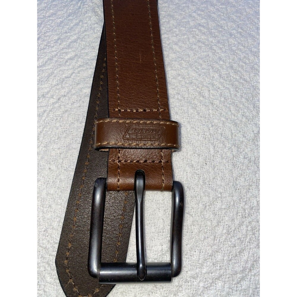 Dickies Men’s Brown Genuine Leather Belt - Size 42/105 - Work or Casual